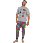 Marvel Mens Pyjama with Short Sleeve top and Long Trousers,super Soft Cotton Pyjama Marvel £18.95