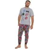 Marvel Mens Pyjama with Short Sleeve top and Long Trousers,super Soft Cotton Pyjama Marvel £18.95