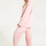 CityComfort Womens Pyjamas, Warm Fleece Hooded Pyjamas for Women Sets