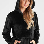 CityComfort Womens Pyjamas, Warm Fleece Hooded Pyjamas for Women Sets