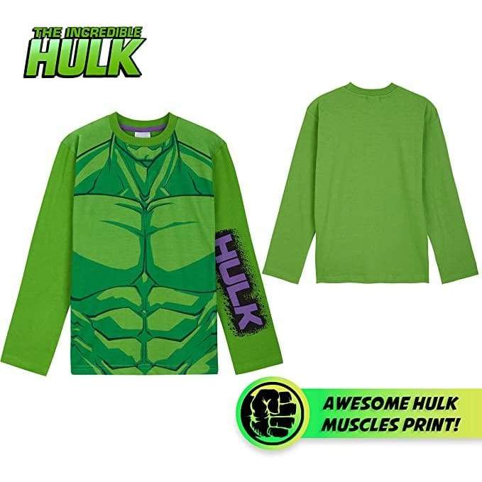 Marvel Boys Pyjamas Incredible Hulk Pyjamas Kids Pjs Set Cotton Kids Clothes Pyjamas Marvel £11.48