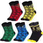 Harry Potter 5 Pack Socks in Size 4-7 Hogwarts Houses Novelty Clothes Socks Harry Potter £9