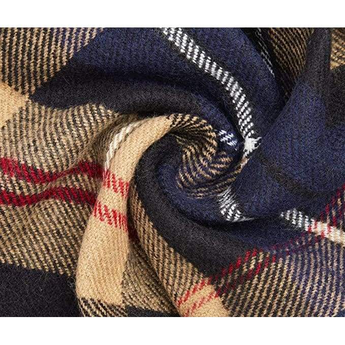 Citycomfort Reversible Checked Scarf with a Trendy Tartan Design for Men Scarf Citycomfort £11.49