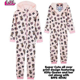 L.o.l. Surprise! Onesies Pj Jumpsuit with Kitty Queen Lol Dolls for Children Girls Onesie Lol Surprise! £15.49