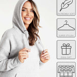 CityComfort Hoodies for Women, Hoodie Dresses for Women, Oversized Jumper