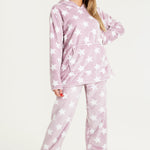 CityComfort Womens Pyjamas, Warm Fleece Hooded Pyjamas for Women Sets