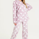 CityComfort Womens Pyjamas, Warm Fleece Hooded Pyjamas for Women Sets