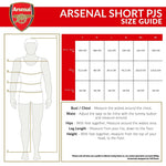 Arsenal F.C. Mens Pyjamas, Official Merchandise, Short PJs, Football Nightwear - Get Trend