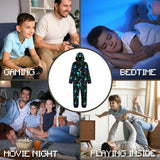 Minecraft Onesie for Boys, Kids Pyjamas, Soft Hooded Gaming Sleepsuit Sleepwear - Get Trend