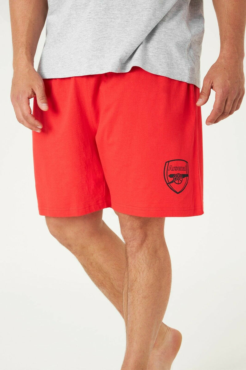 Arsenal F.C. Mens Pyjamas, Official Merchandise, Short PJs, Football Nightwear - Get Trend