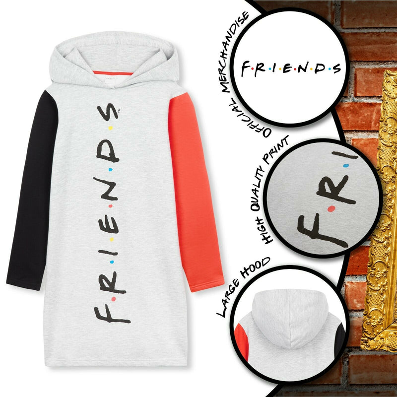 Friends Hoodies for Women, Grey Hoodie Dresses for Women, Perfect Gifts For Ladies - Get Trend