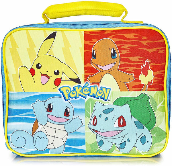 Pokémon Lunch Box With Pikachu, Squirtle, Bulbasaur, Charmender For Kids & Teens - Get Trend