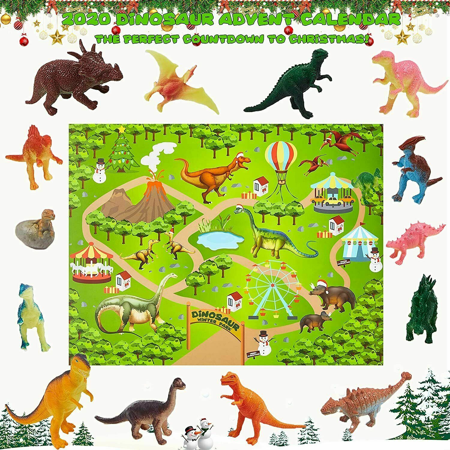 KreativeKraft Dinosaurs Advent Calendar - Dinosaurs 2023 Advent Calendar - Get Trend