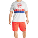 Arsenal F.C. Mens Pyjamas, Official Merchandise, Short PJs, Football Nightwear - Get Trend