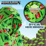 Minecraft Onesie for Boys, Kids Pyjamas All in One, Children Pj Jumpsuit, Super Soft Hooded Onesies - Get Trend