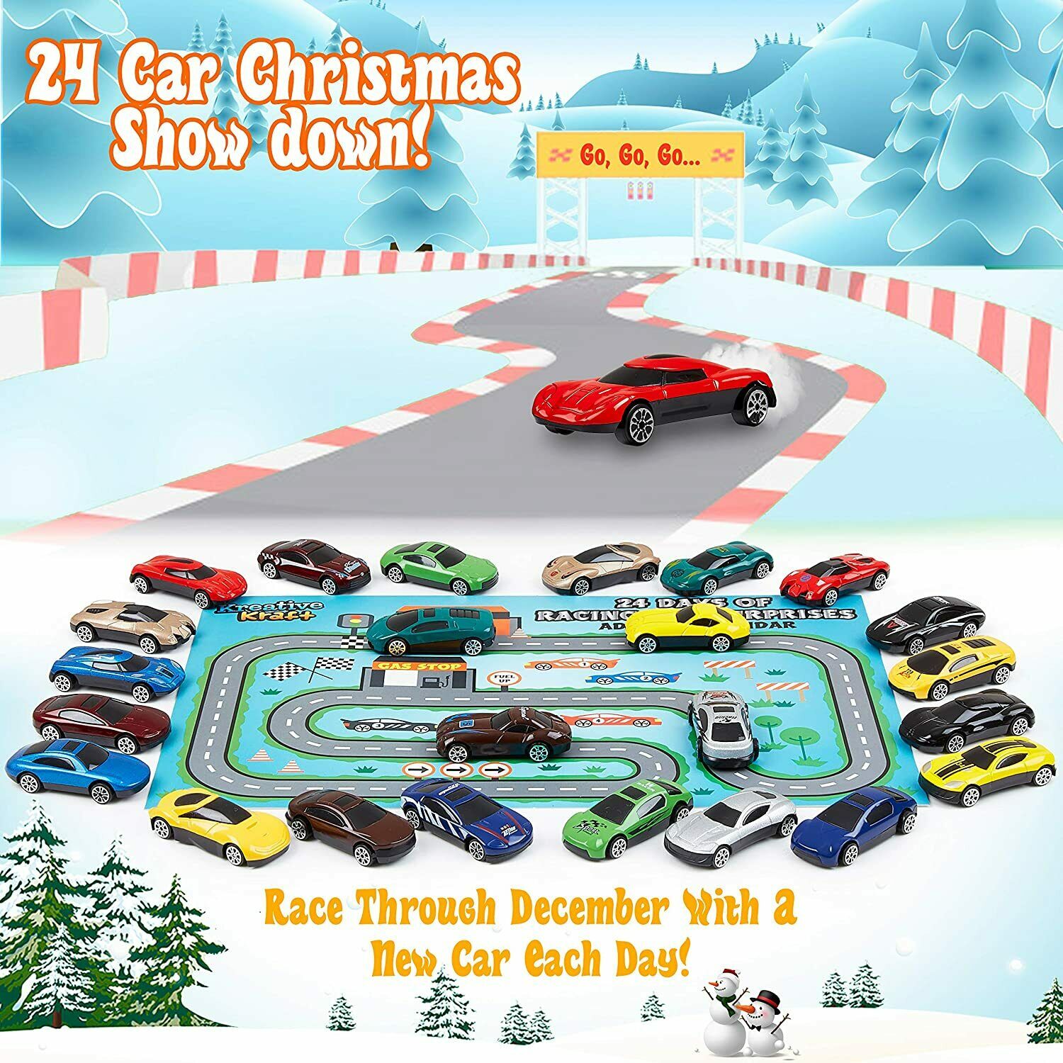 KreativeKraft Car Advent Calendar - 2023 Advent Calendar - Get Trend