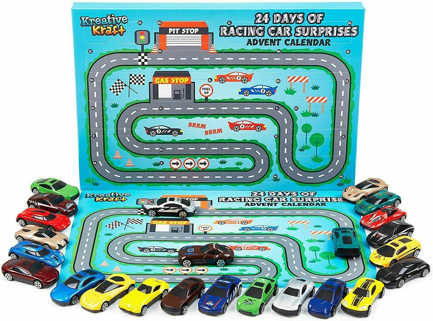 KreativeKraft Car Advent Calendar - 2023 Advent Calendar - Get Trend