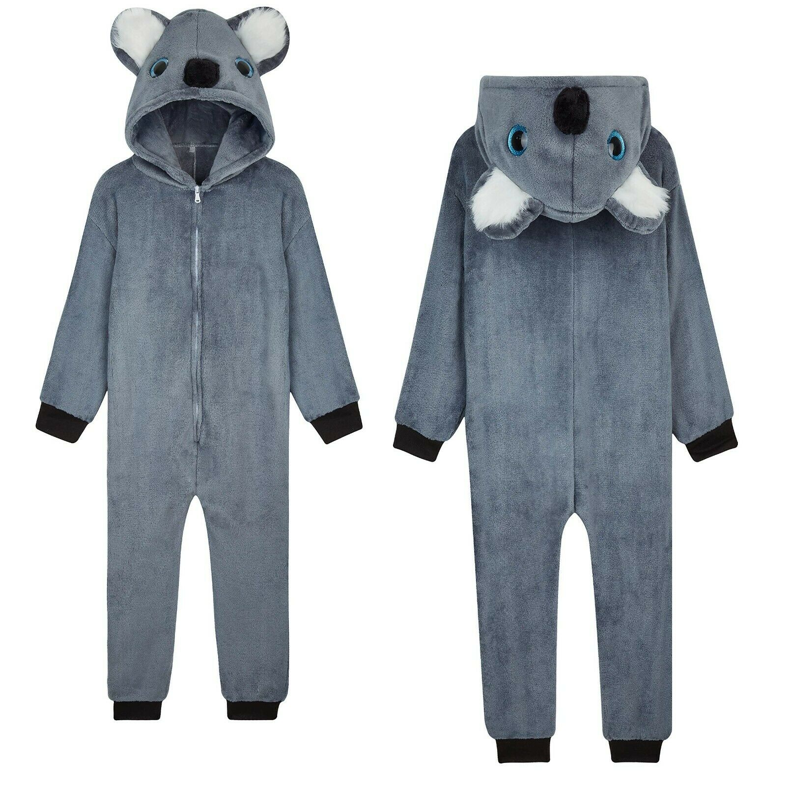 CityComfort Koala Onesie Fleece Pyjamas Jumpsuit for Kids Children - Get Trend