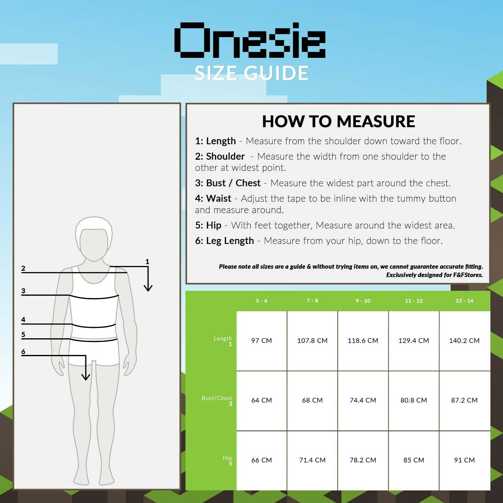 Minecraft Onesie for Boys, Kids Pyjamas, Soft Hooded Gaming Sleepsuit Sleepwear - Get Trend