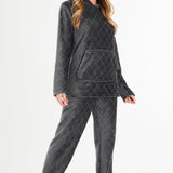CityComfort Womens Pyjamas, Warm Fleece Hooded Pyjamas for Women Sets