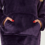 CityComfort Womens Pyjamas, Warm Fleece Hooded Pyjamas for Women Sets