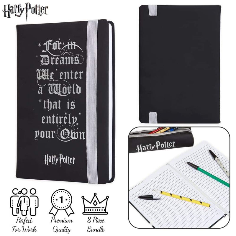 Harry Potter Stationery Set with Notebook A5 for Kids and Teenagers Stationery Set Harry Potter £14.49
