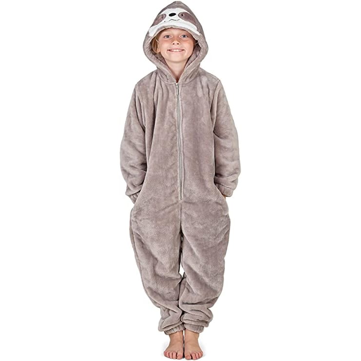 Costume Grey Onesie Child Citycomfort Animal Sloth Onesie For Kids