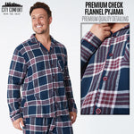 CityComfort Mens Pyjamas Set, Tartan Brushed Cotton Pyjamas - Get Trend