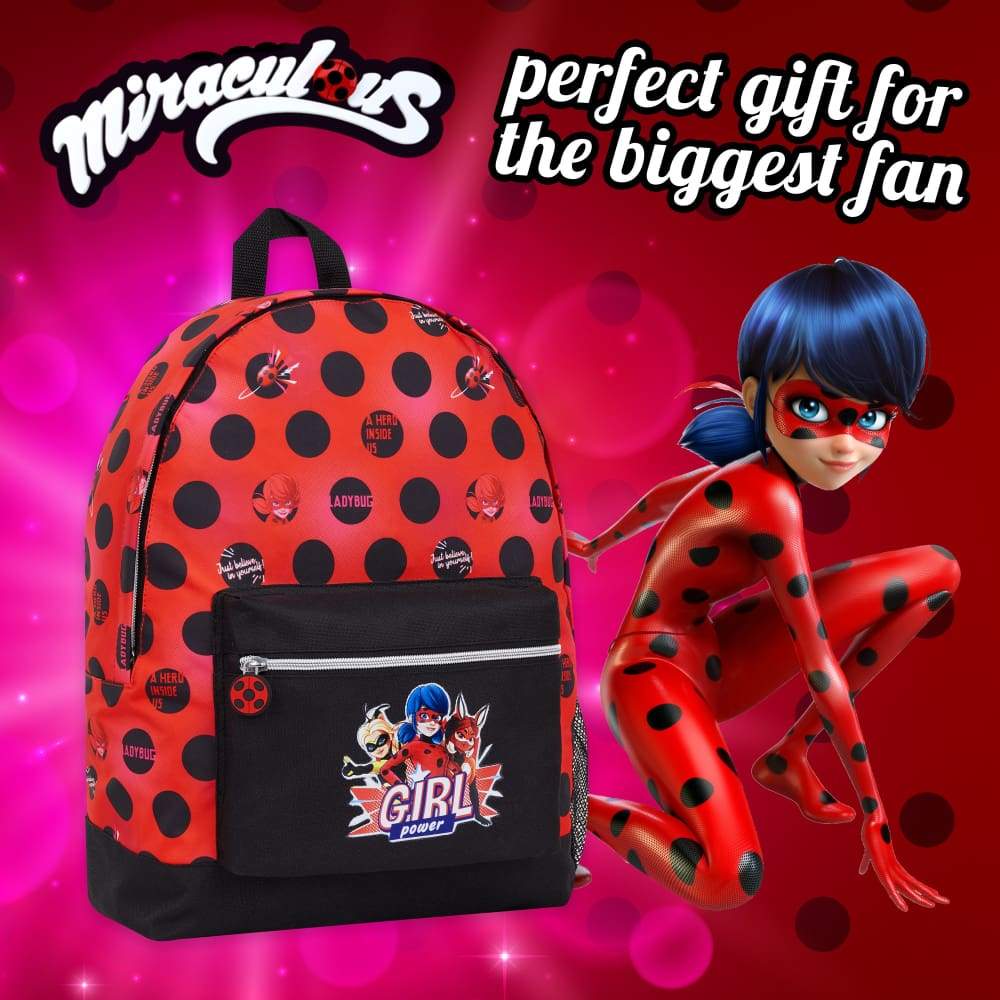 Miraculous Ladybug Kids Backpack Girls Backpacks for School Travel Sports Backpack Miraculous £10.90