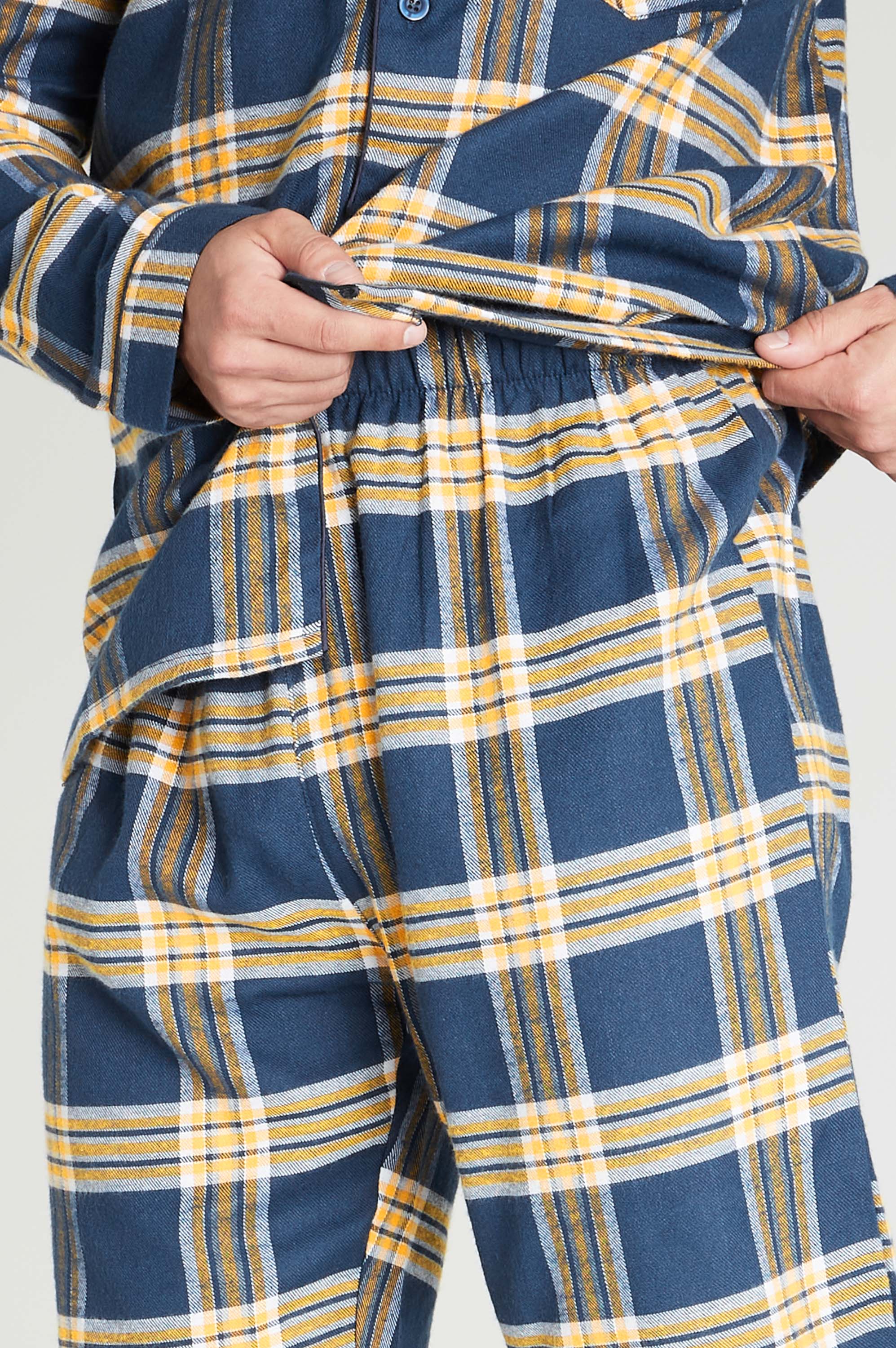 CityComfort Mens Pyjamas Set, Tartan Brushed Cotton Pyjamas - Get Trend