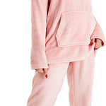 CityComfort Womens Pyjamas, Warm Fleece Hooded Pyjamas for Women Sets