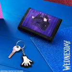 Wednesday Wallet and Thing Keyring Set for Girls and Teenagers - Get Trend