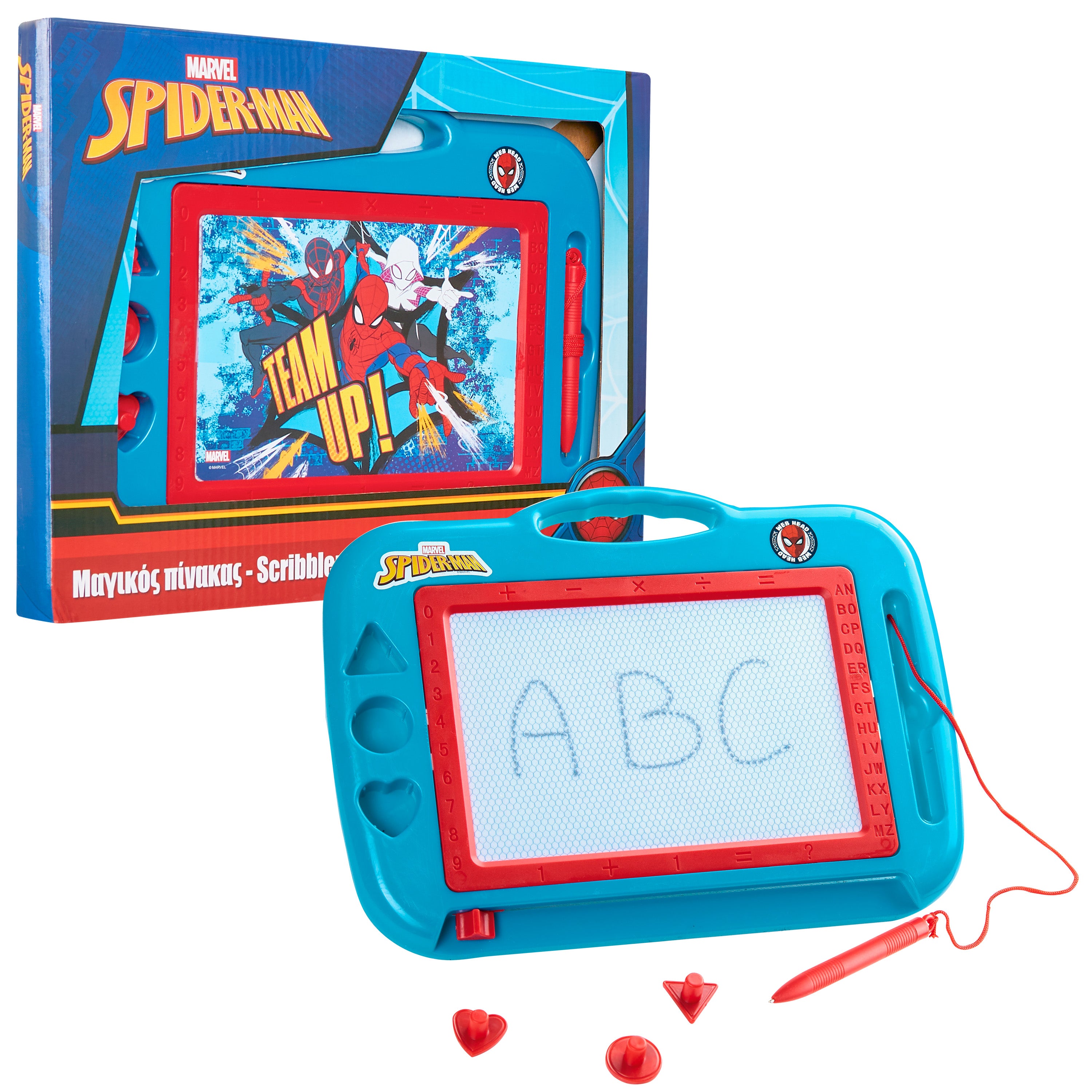 Marvel Magnetic Drawing Board for Kids - Blue Spiderman - Get Trend