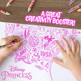 Disney Colouring Pencils for Kids, 72 Pencils Colouring Box - Princess - Get Trend