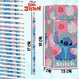 Disney Colouring Pencils for Kids, 72 Pencils Colouring Box - Stitch - Get Trend