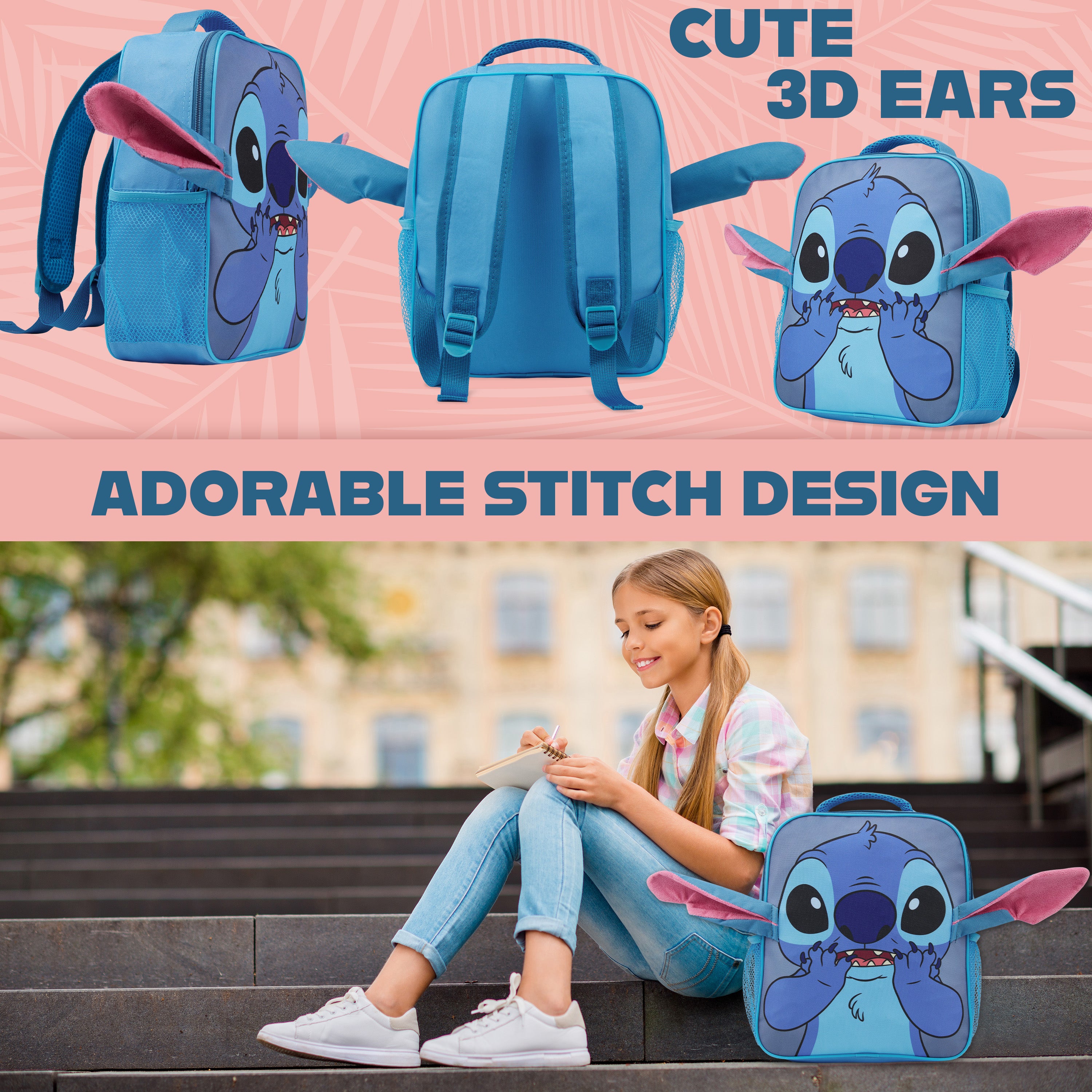 Disney Stitch Girls Backpack for Kids &amp; Toddlers Cute Rucksack Preschool Nursery Bag - Get Trend