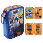 Naruto Pencil Case, Naruto Filled Large Pencil Case 2 Compartments - Get Trend