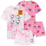 Get Trend PJs for Girls Teenagers 2 Pack of Short Pyjamas Lounge Set Soft Comfy Nightwear Sleepwear Lounge Wear Gifts for Girls - Get Trend