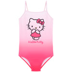 Hello Kitty Girls Swimming Costume One Piece Kawaii Swimsuit Kids Teens Comfortable Stretchy Swimwear for Beach Pool Holiday - Get Trend