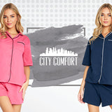 CityComfort Womens Pyjamas, 2 Piece Short PJs for Women - Get Trend