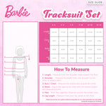 Barbie Girls Tracksuits - Zip Up Hoodie and Tracksuit Bottoms Set -LIGHT PINK - Get Trend