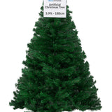 DECO EXPRESS Christmas Tree with Metal Stand Artificial Tree&nbsp;&nbsp; (Green 5.9ft)