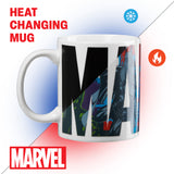 Marvel Coffee Mug Men Teenagers Boys 312ml Ceramic Heat Colour Changing Mug Gift Set Official Merchandise Gifts for Him - Get Trend