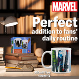 Marvel Coffee Mug Men Teenagers Boys 312ml Ceramic Heat Colour Changing Mug Gift Set Official Merchandise Gifts for Him - Get Trend