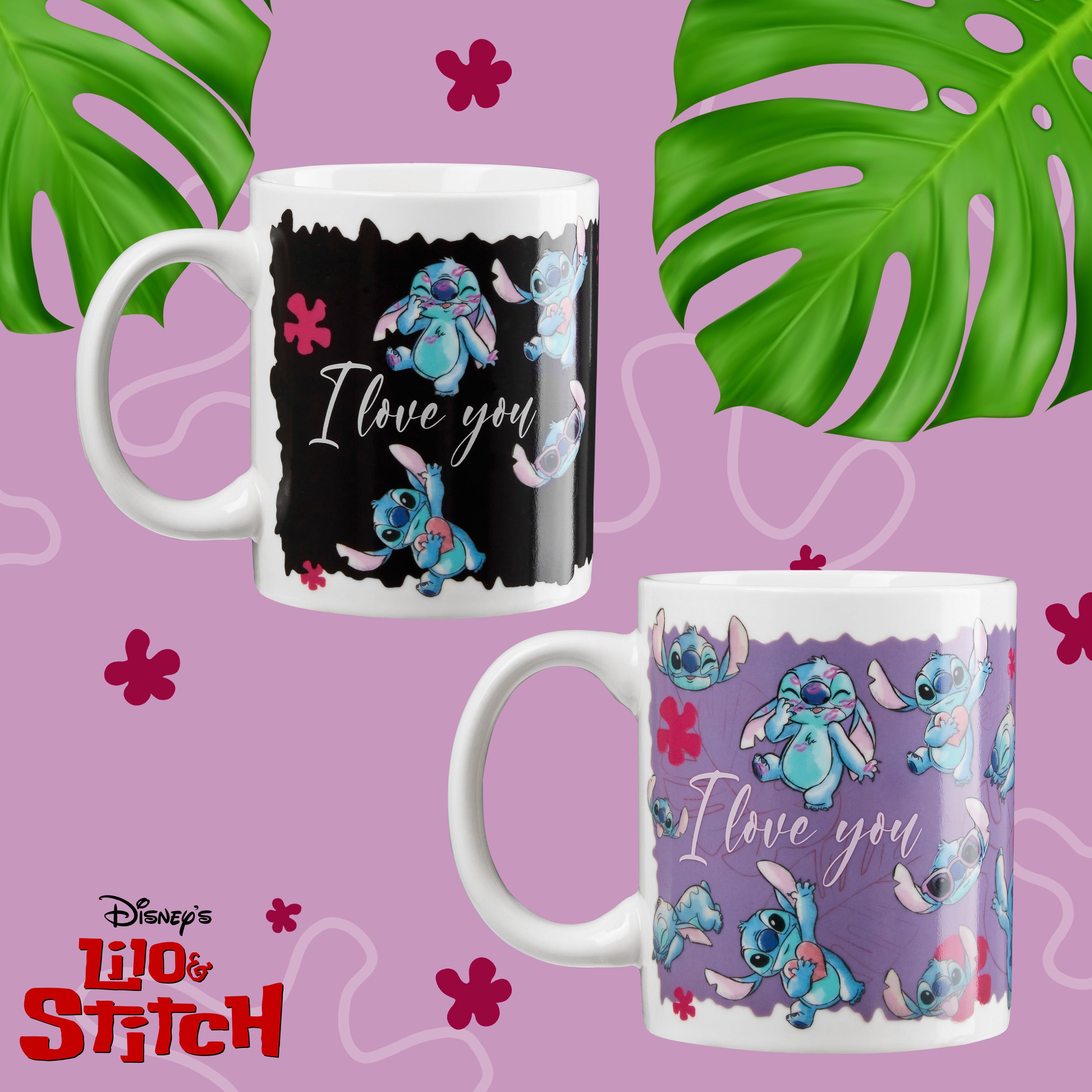 Disney Stitch Coffee Mug Women Teenagers Girls 312ml Ceramic Heat Colour Changing Mug - Get Trend