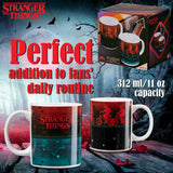 Stranger Things Coffee Mug Adults Teenagers 312ml Ceramic Heat Colour Changing Mug