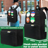 South Park Backpack for Boys Teens Travel Rucksack Gym Mens Work Bag Stan Kenny Eric Daypack for University School Funny Gifts