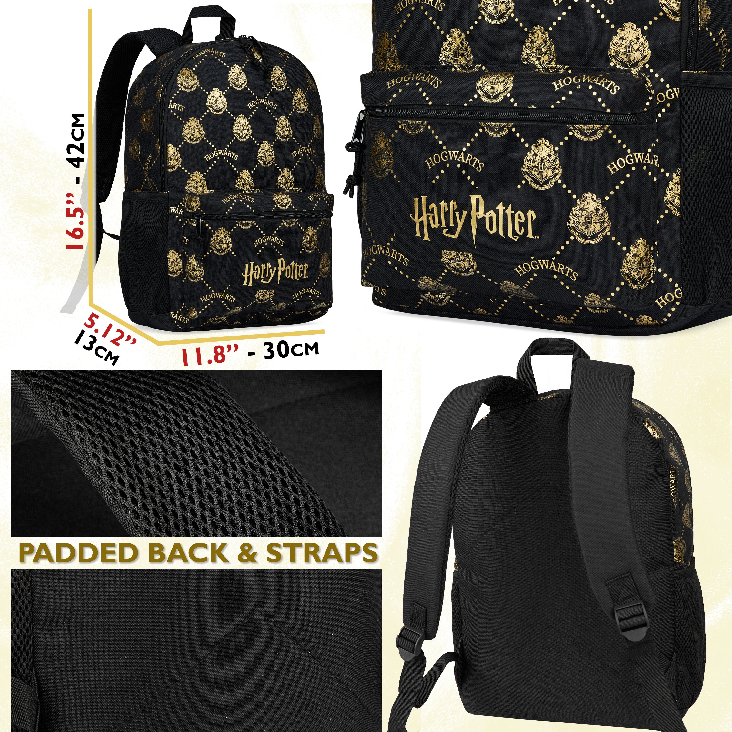 Harry Potter Backpack for Kids Teens Rucksack School Bag for Primary Secondary - Get Trend