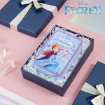 Disney Filled Pencil Case with Stationery for Kids, School Supplies Colouring Pencils, Markers - Gifts for Girls (Blue Frozen Double Zip) - Get Trend
