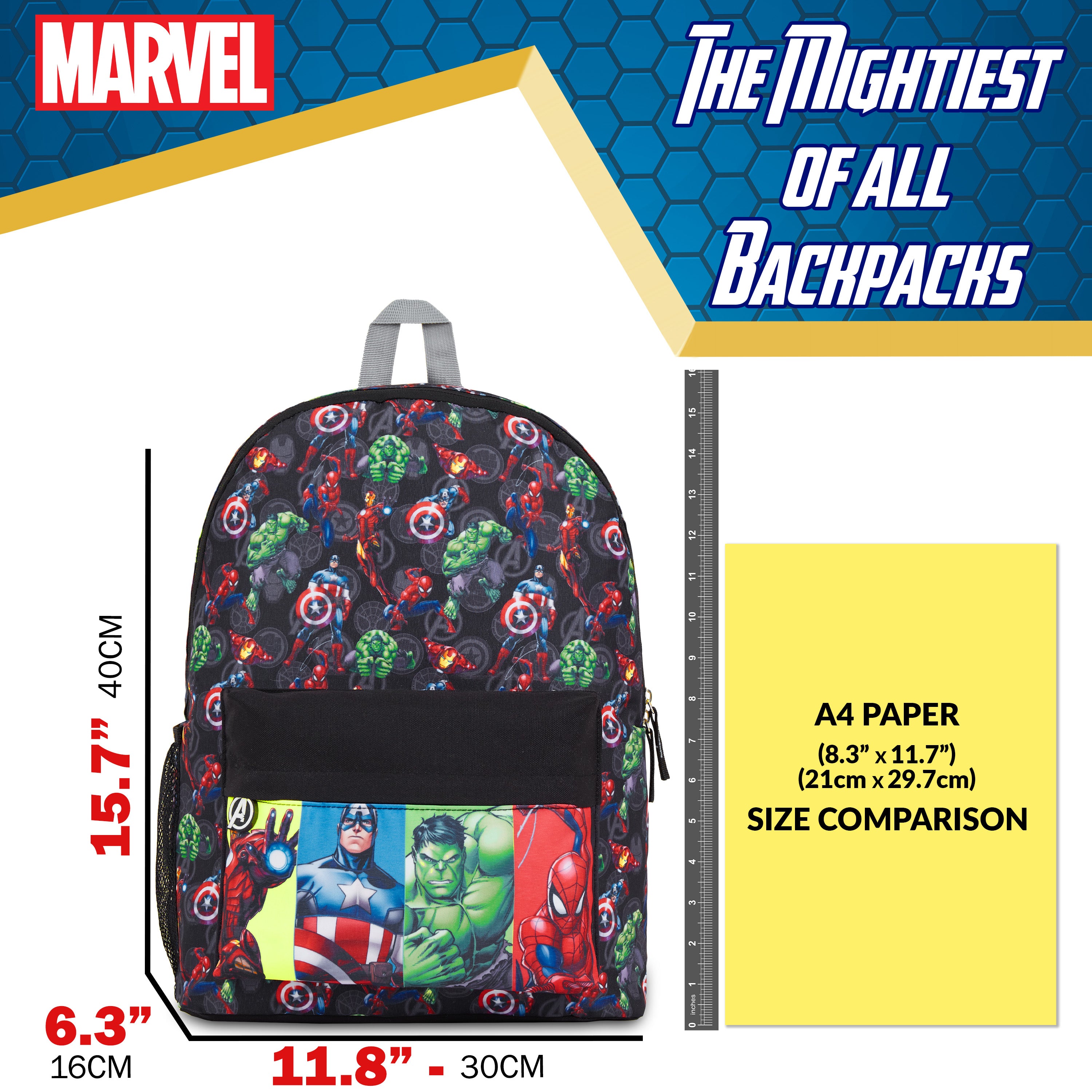 Marvel Spiderman Backpack for Kids Teenagers Avengers Rucksack School Bag Daypack - Get Trend